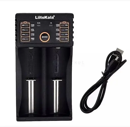 Зарядний пристрій Liitokala Lii-202 на 2 слоти (для Ni-MH, Ni-CD, Li-Ion, LiFePO4) - фото 4