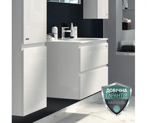 Пенал підвісний Sanwerk "Форева Air" 40 білий, правий (MV0000805), Білий - фото 5