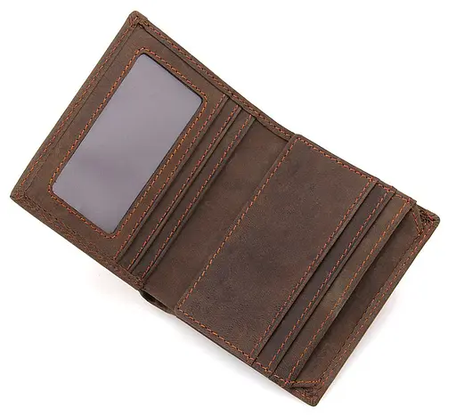 Мужской кожаный кошелек Vintage 10.5х9 см acs0015353 - фото 5