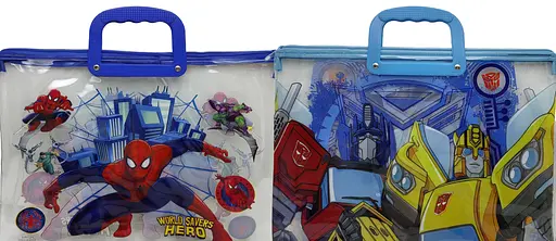 Папка-портфель ПВХ прозора Спайдер, Трансформер, 28x39 см, 30 мкм, 33-T (В асортименті) - фото 2