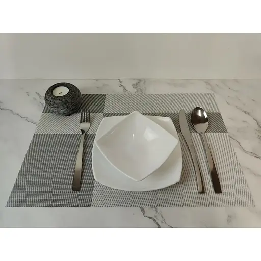 Килимок для сервірування Versailles VS-PM3045-14 Смарт сірий 45 x 30 см 10 шт. (136332) - фото 2