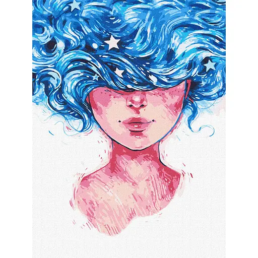 Картины по номерам "Звездное воображение" Ideyka KHO4944 30х40см