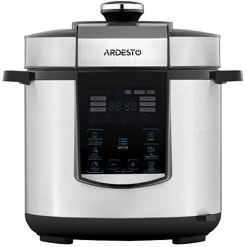 Мультиварка-скороварка Ardesto MPC-P226 Silver 900W 6л 22 програми