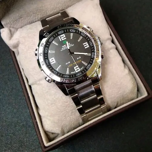 Наручний годинник чоловічий Weide Standart Silver Сріблястий (991) - фото 7