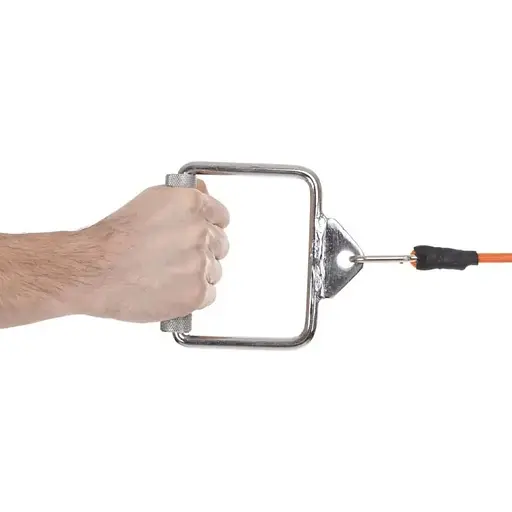 Ручка для тяги York Fitness одинарна на дельту/біцепс, хром - фото 5