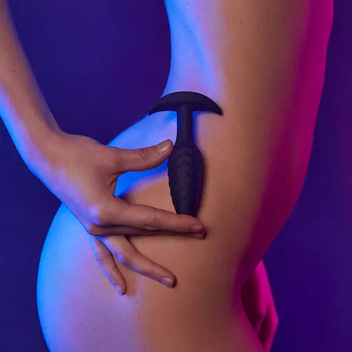 Анальна пробка Dorcel Wavy Plug 10.6 см (чорний) - фото 3