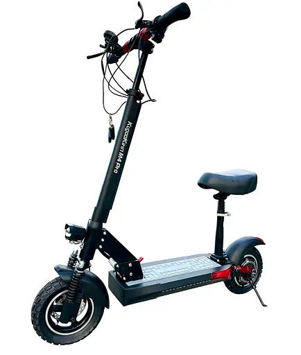 Электросамокат KUGOO Kirin M4 Pro 1000W 18Ah с сидением и усиленным аккумулятором - фото 1