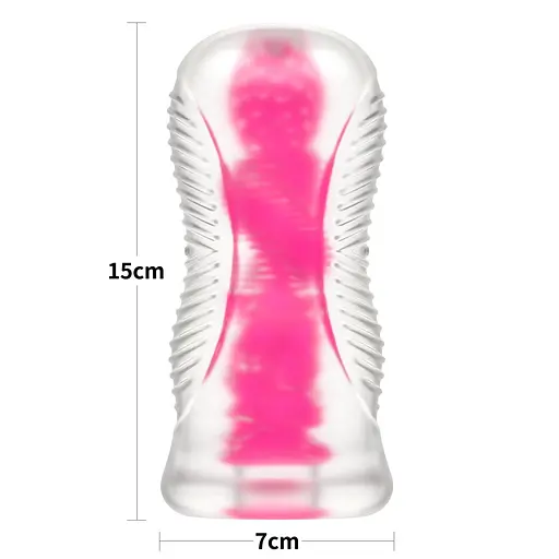 Мастурбатор Lovetoy Lumino Play Masturbator 6.0'' рожевий - фото 8