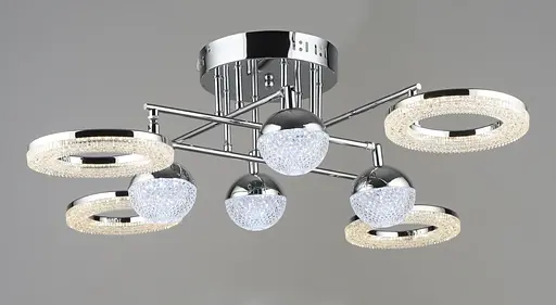 Люстра светодиодная акриловая Sirius B YH1183/4+4 CH