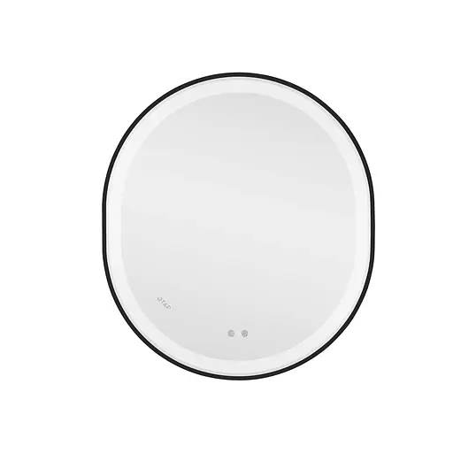 Дзеркало Qtap Gemini 800x700 з LED-підсвічуванням Touch, з антизапотіванням, з димером температури кольору (3000-6500K) Reverse QT2578R8072B - фото 3