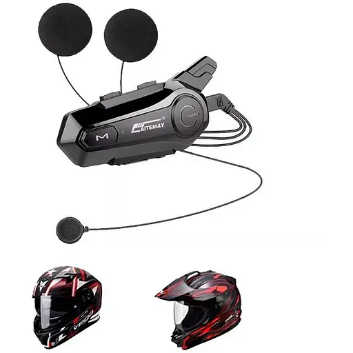 Bluetooth гарнитура для мотошлема Kebedumei X1 Plus Soft Helmet IPX6 Bluetooth 5.3