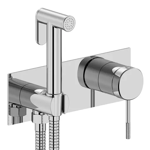 Набор гигиенического душа скрытого монтажа Imprese Brenta хром ZMK071901122 - фото 1