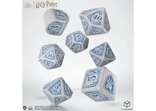 Набор кубиков Harry Potter. Ravenclaw Modern Dice Set - White , 7 шт. (190142/2023/3/B) - фото 2