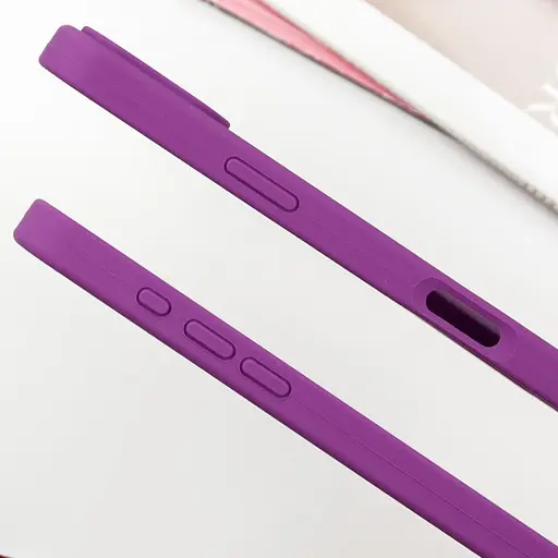 Чехол Epik Silicone Case Full Protective AA для Apple iPhone 16, 6.1 Фиолетовый/Grape - фото 4