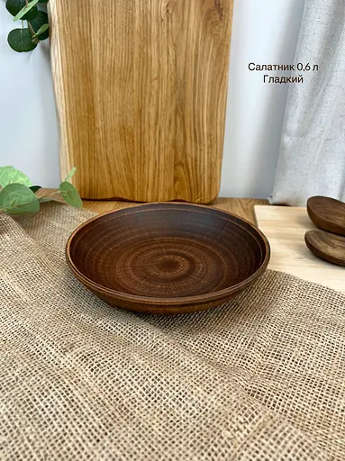 Шашлычный столовый сервиз керамической (глиняной) посуды на 6 человек Гладкий - фото 9