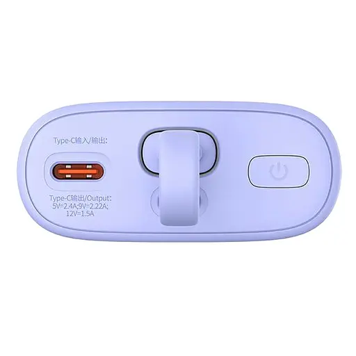 Повербанк Baseus 5200 mAh 20W Lightning (P10055600512-00) Purple - фото 3