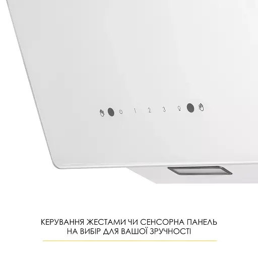 Вытяжка декоративная наклонная Weilor Aura WDS 63 White - фото 9