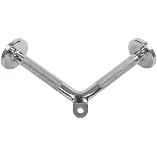 Ручка для верхньої тяги York Fitness V подібна на трицепс, хром - фото 4