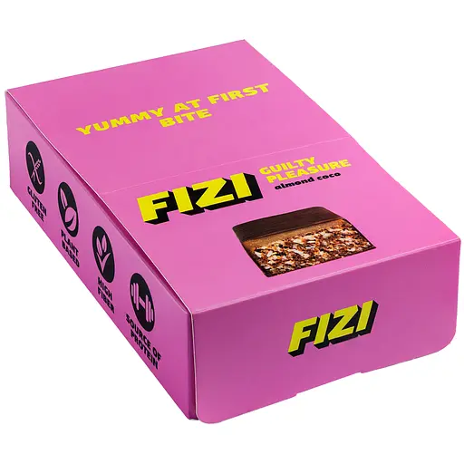 Батончик шоколадний Fizi Guilty Pleasure Almond Coco 40 г х 10 шт. шоу-бокс - фото 5