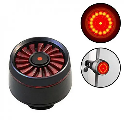 Велосипедный фонарь габарит T09 RED + клипса + microUSB + 5 режимов - фото 2