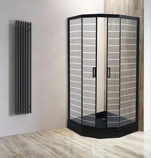 Душевая кабина Asignatura Perissa 90x90 без поддона 69020802, черный, прозрачный - фото 1