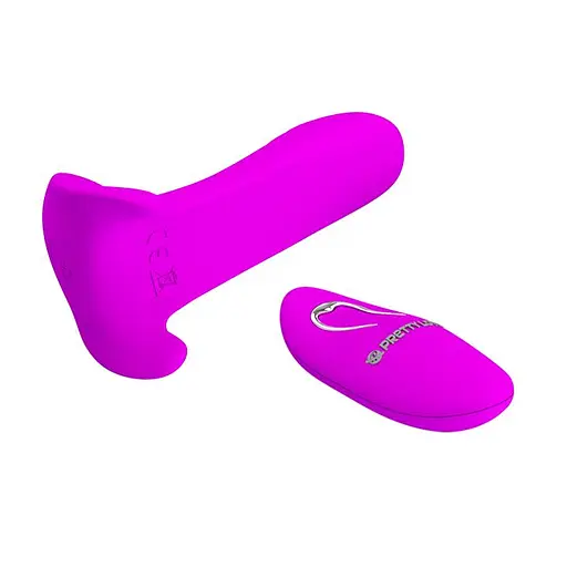 Вібратор Pretty Love Remote Control 10 см фіолетовий - фото 3