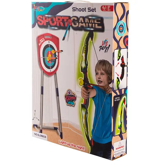 Іграшковий набір DIY Toys Арбалет зі стрілами та мішенню на стійці (CJ-4276621) - фото 3