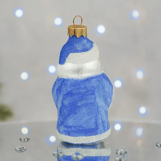 Елочное украшение Санта Шоп Снежный Николай стекло (4820001180114) - фото 2