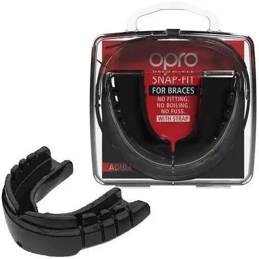 Капа под брекеты Opro Snap-Fit for Braces Black (art.002318001) - фото 2