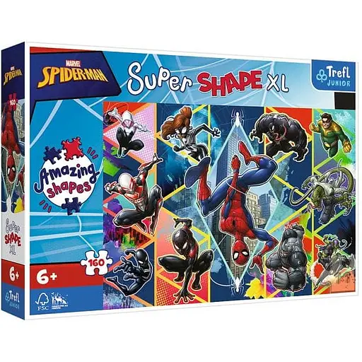 Пазл Trefl Супер формы: Человек-паук XL 160 эл. (50024)