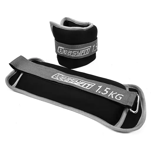 Обтяжувачі для ніг та рук з металом EasyFit MYAKI по 1,5 кг (пара) (EF-AWTN-150) - фото 1