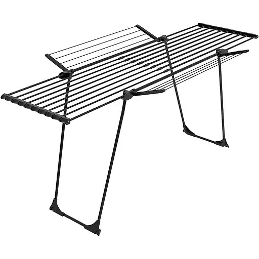 Сушарка для білизни підлогова Casa Si Casa Flex Ultra Black (CS92180B04H)  - фото 1