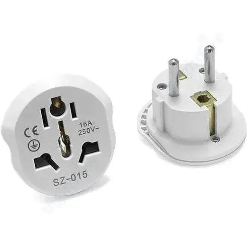 Переходник адаптер GRAND 220 WN-18 из вилки AU US UK CN в европейскую EU розетку