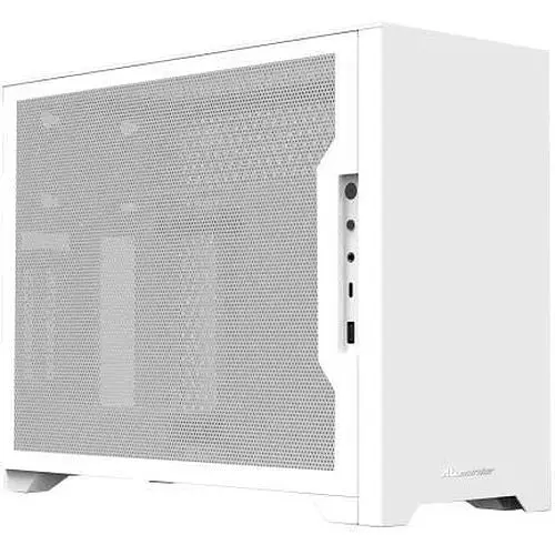 Корпус ALmordor Sharky 170I ITX білий, без БЖ, Mini Tower SFF, для Mini ITX, 1xUSB 3.0, 1xType-C, макс. CPU - 70 мм / VGA - 330 мм - фото 1