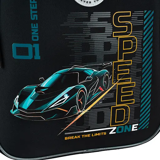 Рюкзак GoPack Education 165S Speed Zone Чорно-синій (GO26-165S-5) - фото 13