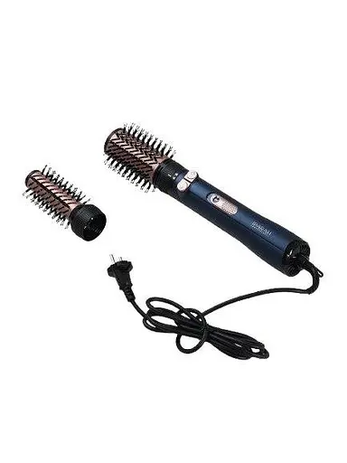 Фен-щетка IPARAH P-269R мультистайлер 2-в-1 для сушки и укладки волос, керамическое покрытие, 3 режима работы, синяя - фото 2