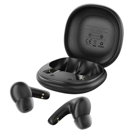Бездротові навушники ACEFAST W3 active noise cancelling true wireless earbuds Black - фото 3