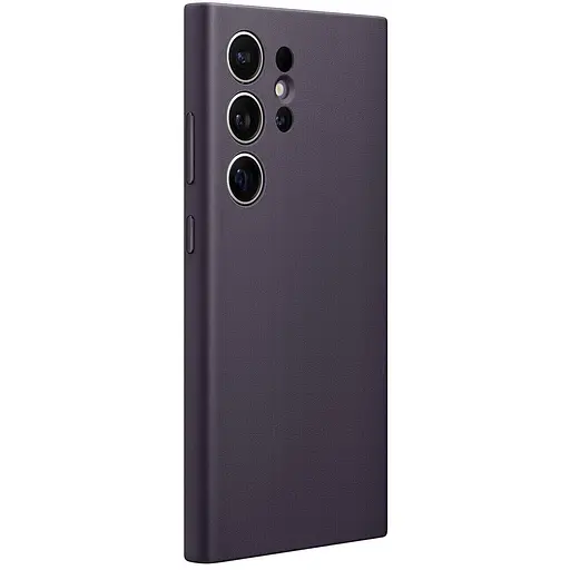 Оригінальний шкіряний чохол Vegan Leather Case для Samsung Galaxy S24 Ultra (6.8") Dark Violet GP-FPS928HCAVW - фото 9