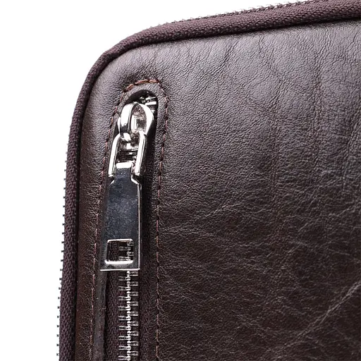 Прямоугольная мужская сумка бананка из гладкой натуральной кожи GRANDE PELLE 15,5х20,5х3,5 см sum0027007 - фото 15