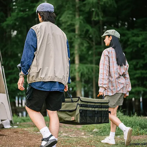 Складаний тканинний контейнер-сумка Naturehike NH21SNX04 на 60л (Зелений) - фото 6