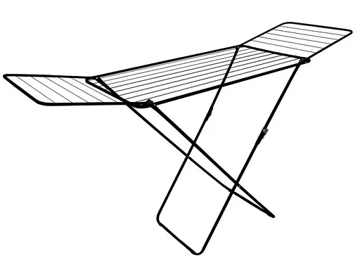 Сушилка для белья напольная Casa Si Kolibri 18m Black (CS42191C06E) - фото 1