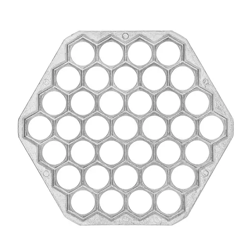 Комплект з 3 форм для ліплення пельменів та вареників: кругла, шестикутна пельменниця та форма для вареників, ХЕАЗ 83593 - фото 3