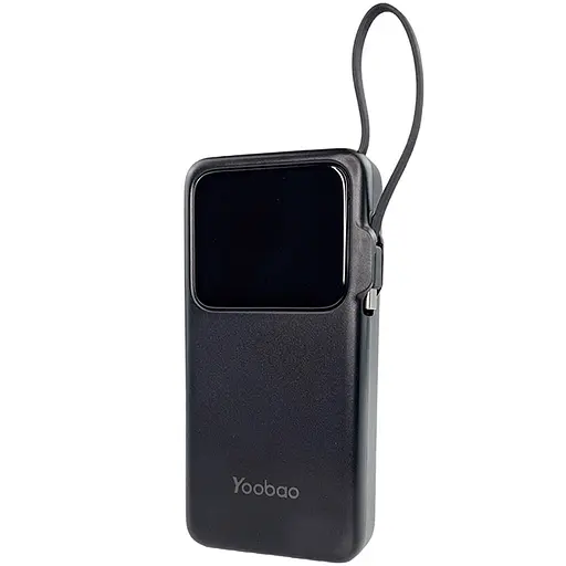 Повербанк зі швидкою зарядкою Yoobao 20000 мАг 22,5W Q22 PD+QC Чорний