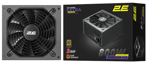 Блок питания 2E Extra Power 2E-EP800GM-140 800W 80+ Gold (2E-EP800GM-140)