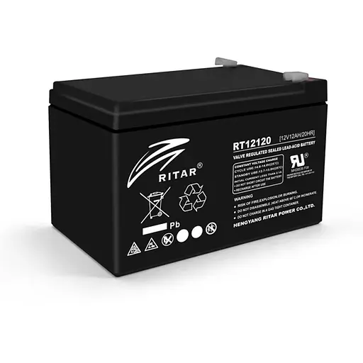 Акумуляторна батарея AGM RITAR RT12120B, Black Case, 12V 12.0Ah (151х98х 95 (101) ) Q4
