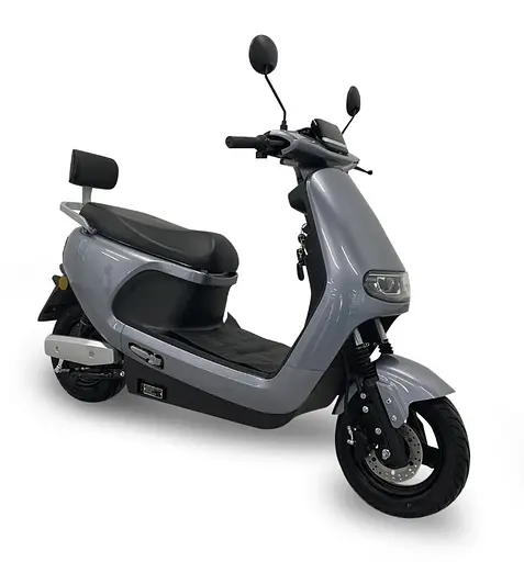 Электроскутер BeastBike Thanator 1200W серебристый - фото 3