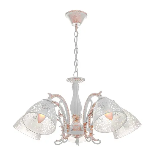 Люстра підвісна Brille класична E27 60W WH (BKL-486S/5) - фото 6