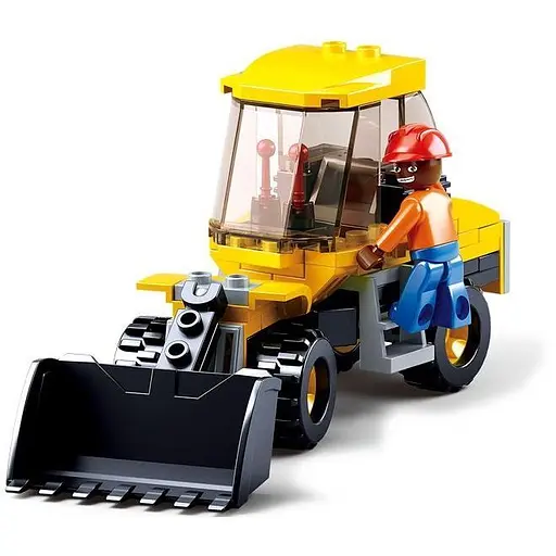 Конструктор SLUBAN Town Місто: Будівельна техніка, M38-B0377, 83 деталі, фігурка, (В асортименті) - фото 2