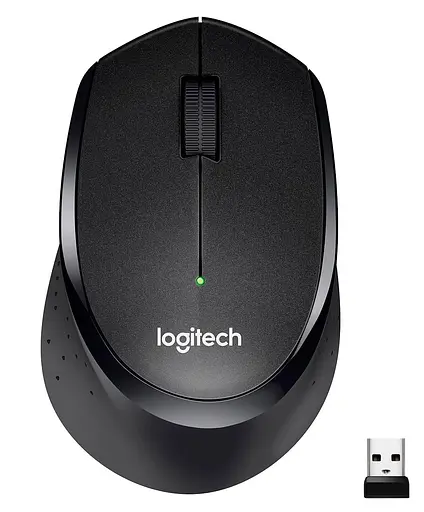 Беспроводная мышь Logitech M330 Silent Plus Black (910-004909) - фото 1
