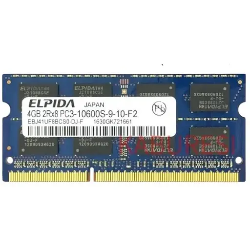 Оперативна пам'ять для ноутбука Elpida SO-DIMM DDR3 4GB 1333MHz PC3-10600 Б/В